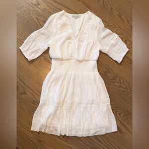 Elegant White Mini Dress